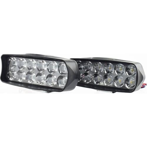 Motorcycle headlamp LED 18W 12V super bright 6000k Motorbike spotlights Scooter auxiliary lamp Moto Fog spot lights headlights