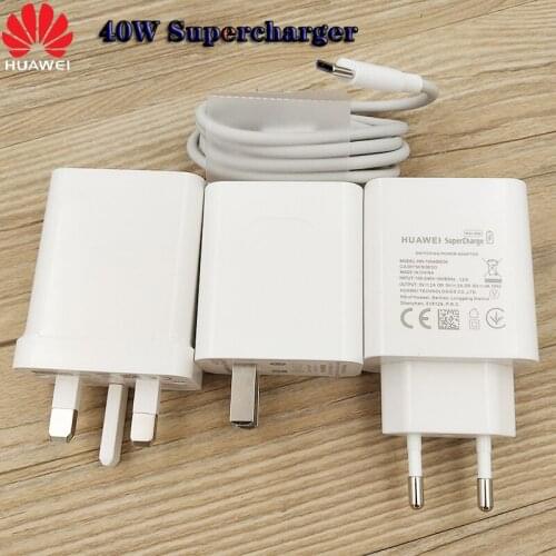 Huawei 10V 4A USB Super Charger Supercharge 5A Type C Cable For Mate 20 30 P40 P30 P20 Pro Honor V20 V30 S Nova 5 7 Pro P40 Pro