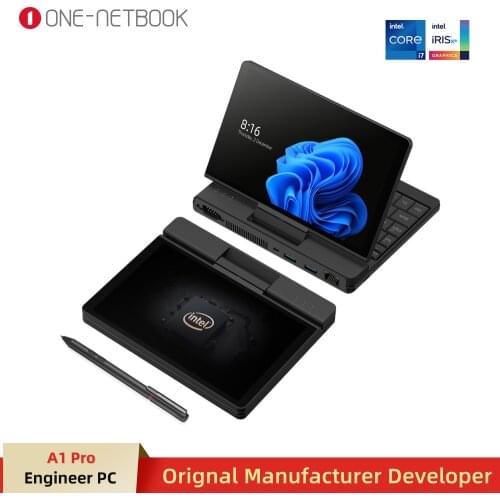 Original One-Netbook A1 Engineer PC Mini Laptop 7 " Pocket Computer Windows 10 8GB RAM 256GB 512GB SSD Business Notebook RS232