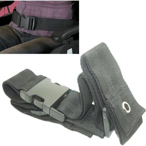 WHEELCHAIR SEAT BELT - LAP STRAP FOR WHEELCHAIR OR MOBILITY SCOOTER Adjustable