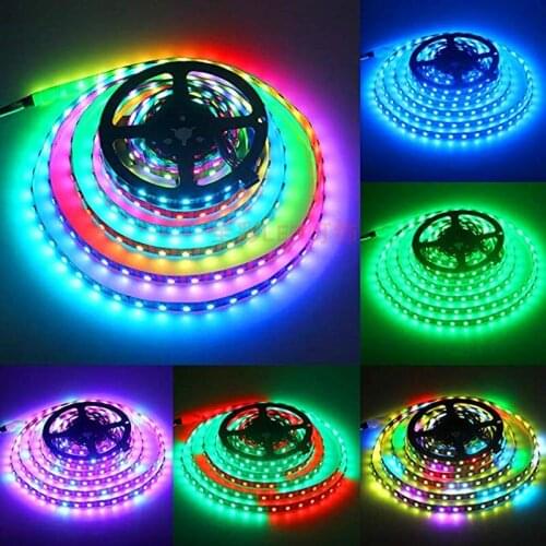 LED Light Strip Flexible RGB 5050 Decoration BackLight DC12V for Club DJ Party Madrix Lighting