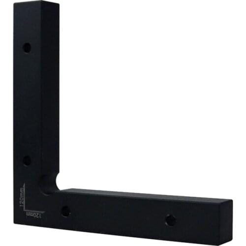 Woodworking 90 ° Precision Positioning L Squares Block 120x120mm Right Angle Ruler Imposition Fixing Fixture Clamping