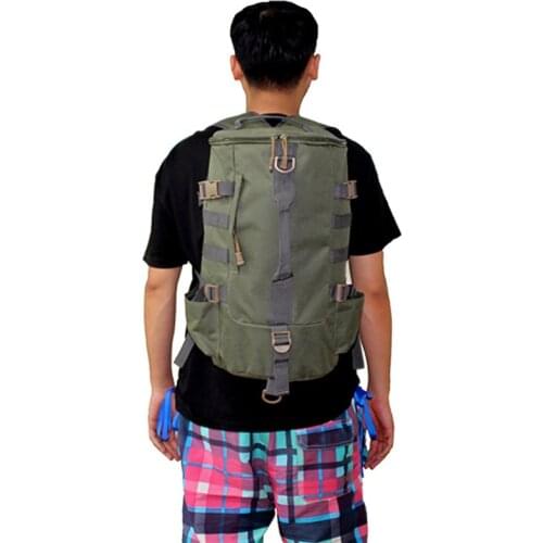 Large Capacity Fishing Bag Outdoor Sports Waist Pack Fishing Lures Gear Storage Bag Single Crossbody Bags Carry Pouch Backpack