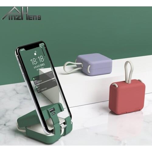 PINZHENG 4000mAh Power Bank For iPhone Huawei Xiaomi Mini Power Bank Powerbank External Spare Battery Portable Charger Powerbank