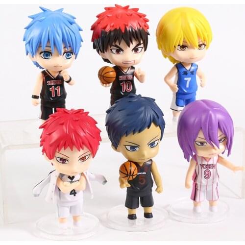 10cm Anime Kurokos Basketball Kuroko Tetsuya Murasakibara Atsushi Kagami Taiga Figures Figurine Model Toys Dolls Gift