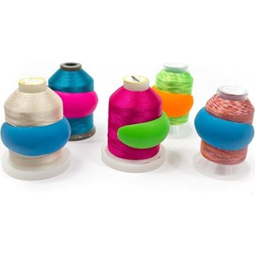 24 Pieces Thread Spool Hugger Bobbins Holders Clips DIY Sewing Tools Accessories