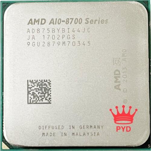 AMD A10-Series PRO A10-8750B A10 8750 3.6G 65W AD8750YBI44JC/AD875BYBI44JC Socket FM2