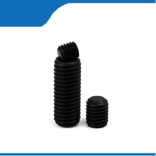 Free shipping 10PCS-M8*6/8..40 5PCS-M8*45/50-80 DIN916 Price 12.9 Grade Screw Female End Screw Machine Top Wire Headless Screw