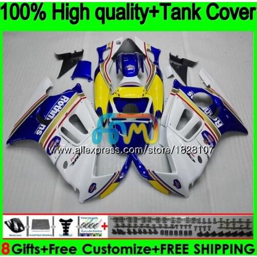 CBR600F2 Kit For HONDA CBR 600F2 Blue white 600 FS F2 91 92 1993 1994 1BS.125 CBR600FS CBR600 F2 1991 1992 93 94 Fairing +Tank