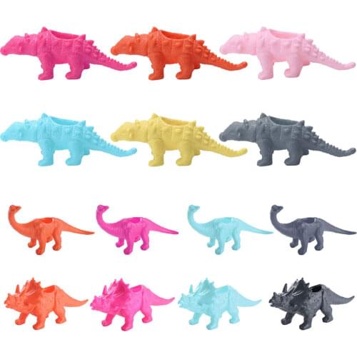 Dinosaur Succulent Plant Vase Flower Pot Planters Brachiosaurus/Triceratops/Ankylosaurus/Hippo Shape Planters Plant Flower Pot