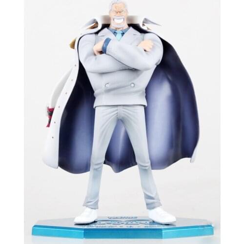 Anime One Piece figures Vice Admiral Luffy grandpa Monkey D Garp PVC action figure collection model toys for gift