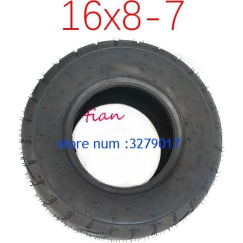 Hot Sale Good Quality 16x8.00-7 ATV Tire Rubber Tyre Fit for ATV 50CC,90CC,70CC,110CC,125CC Outer Tubeless Tyre