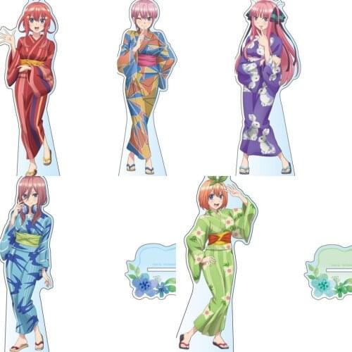 Anime The Quintessential Quintuplets Nakano Ichika Miku Acrylic Stand Figure Display Model Plate Table Decor Cute Christmas Gift