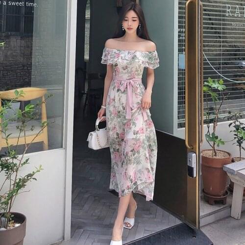 Limiguyue Summer Chiffon Dresses