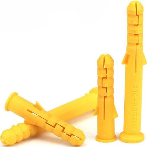 M6X30 M8X40 M10X50 plastic wall anchor screw bolt wall plug screw fastener Self-Drilling Drywall Anchor Plugs Fixing Anchor