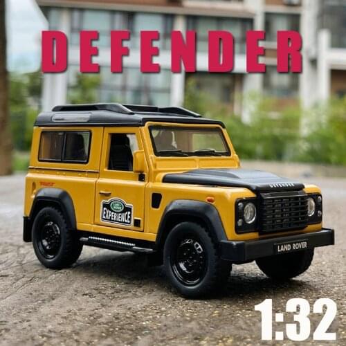 1:32 Diecasts Toy Vehicles Land Rover Defender Car Model Alloy Boys Toys Cars SUV Collectibles Kids Car Toy Gift Free Shipping