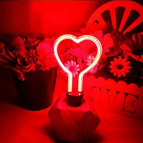 Night Lights Creative Holiday AC 220V AtmosphereStar Heart Butterfly Lotus E27 Wedding Romantic Decorative LED Night Lights
