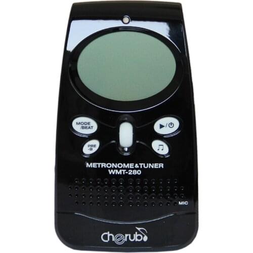 New Arrival WMT-280 Rhythm TrainerGallery Black Trainer Metronome drum metronome guitar piano violin