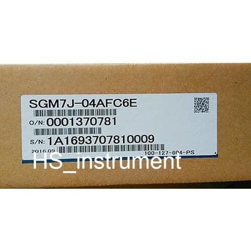 New original Yaskawa servo motor SGM7J-04AFC6E 400W with brake