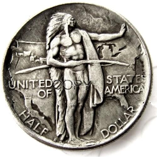 1926s Half Dollar Commemorative Silver Plated Copy Coin