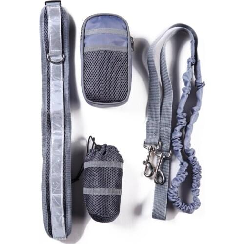 Dog Training Package Dog Running Sports Suit Reflective Traction Rope Suit Running Traction Belt Cat Collar Pet Supplies