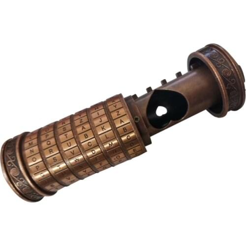 Romantic Valentine Christmas Gift Mini Da Vinci Code Cryptex Lock Box Creative