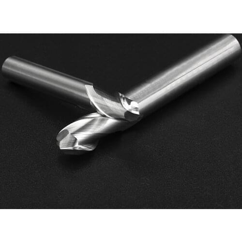 R5 Ball nose end mill Cutting Aluminium wood Copper 2 flutes end milling cutter for metal face and slot machining end mills
