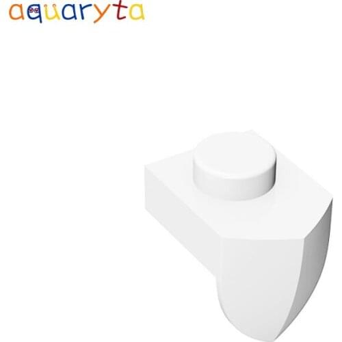 Aquaryta 100pcs Building Blocks Part MOC Brick Special 1x1 with Vertical Tooth Compatible with 15070 DIY Education Creative Toy