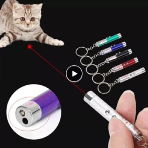 Pet LED Laser Cat Toy Red Dot Laser Light Pointer Laser Pen Interactive Toy Cat Stick Cat Toys Tease Cat Rods Cat Accessories