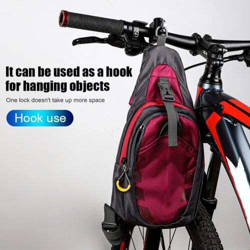 Cycling Helmet Lock Bicycle Lock Biking Portable Dustproof Anti-theft Mountain Bike Riding Cycling Parts for WEST BIKING