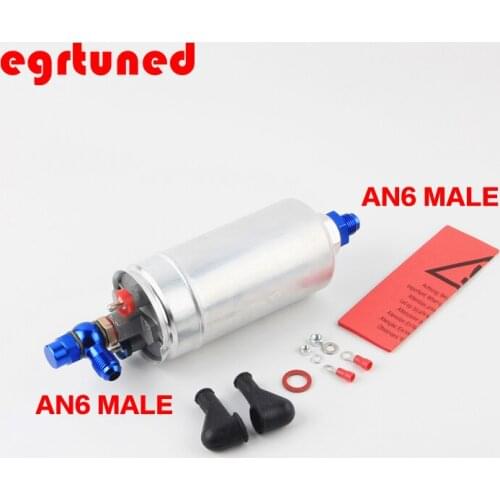 High QUALITY External Fuel Pump 044 OEM: 0580 254 044 Poulor 300lph with AN6 male banjo fitting B