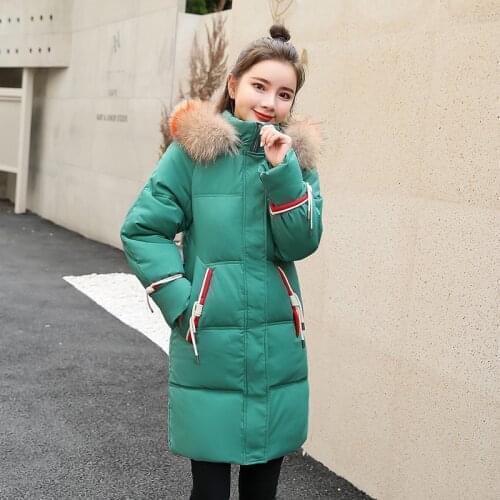 Winter Jacket Women Hooded Fur Collar Parka Long Winter Coat Women Plus Size Women Jacket Woman Winter Coats And Jackets Parkas