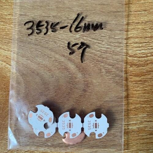 10PCS/Bag High Power LED XPE 16MM Copper Heatsink PCB Star