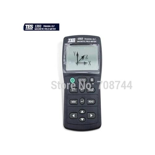 20/200/2000 milli Gauss 999 reading Datalogger TES-1393 Triaxial ELF EMF Tester Electro Magnetic Field Meter Gauss Tesla Gauge