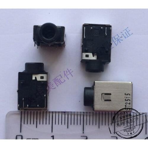 3PCS)Original jack 3.5mm dual channel headphone audio socket connector stereo 6p