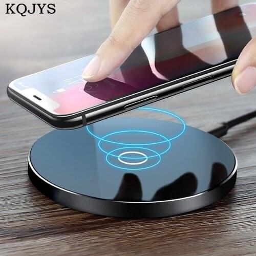 KQJYS 10W Fast Qi Wireless Charger for Samsung S9 S8 Plus Note 8 S7 S6 Edge Phone Wireless Charging Pad For iPhone Xs XR 8 Plus