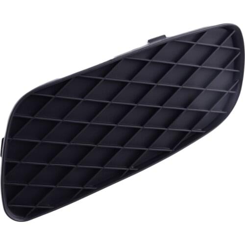 Black Front Left Lower Grille Fog Light Lamp Cover Frame Fit For Smart Fortwo 451 2007-2009 2010 2011 2012 2013 2014 A4518260124