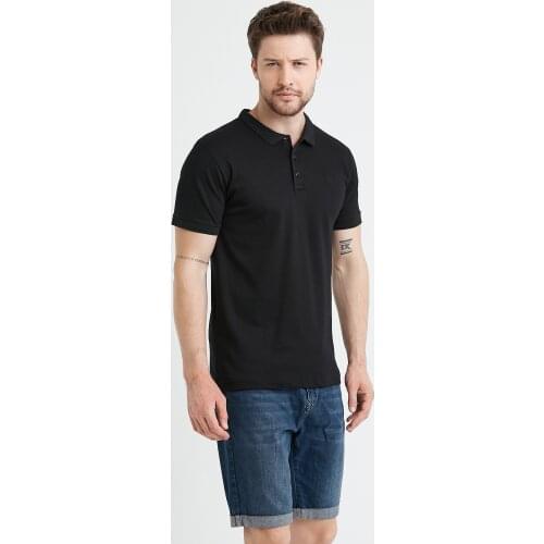 Polo Neck Mens T-Shirt Cotton Casual Shirt For Men Youth Sports Wear Smart Casual Spring Summer Office Wear Golf Wear