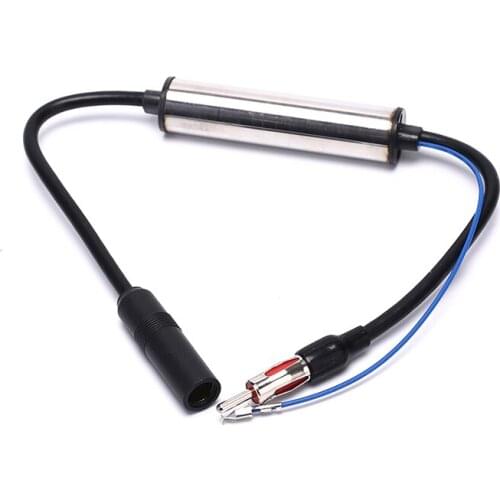 Car Antenna Cable FM Antenna Signal Amplifier Antenna Signal Amplifier Plug Radio FM Inline Signal Amplifier Booster Extension