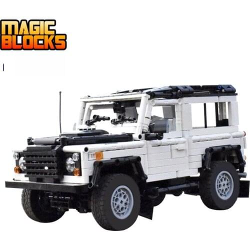 MOC 42110 Land Car Rover Defende Model Kit Compatible High-Tech Off-road Vehicle Building Blocks Toys Children Christmas Gift