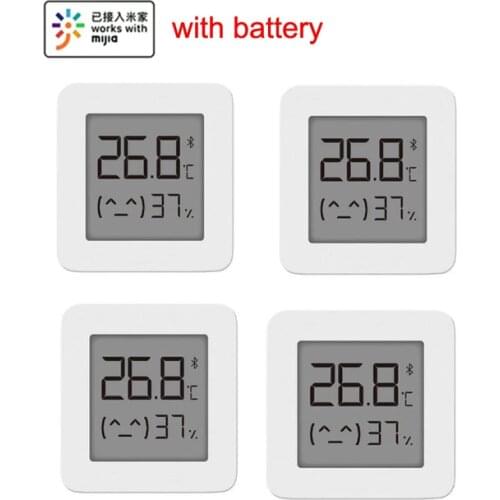 New XIAOMI Mijia Thermometer 2 Wireless Bluetooth-compatible Smart Electric Digital Hygrometer Thermometer Work with Mijia APP
