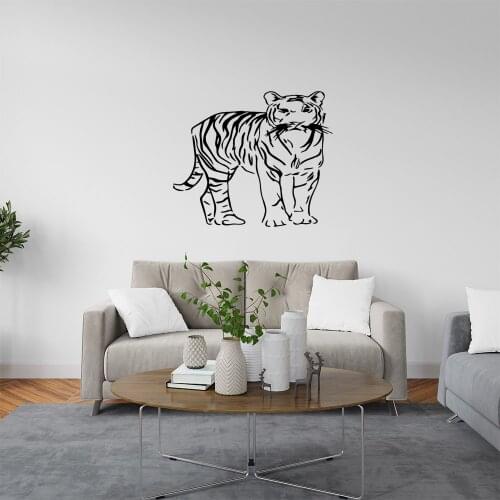 New Design Tiger Wall Sticker Home Decoration Accessories For Kids Room Living Room Home Decor Home Party Decor Wallpaper