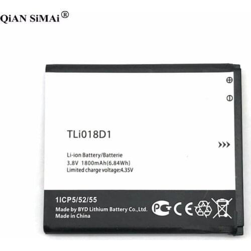 New High Quality TLi018D1 1800mAh battery For Alcatel one touch D5 Dual 5038x Pop 3 5015D phone
