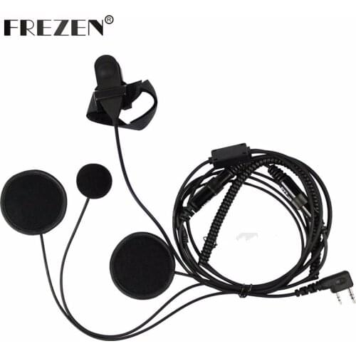 Motorcycle Full Face Helmet Headset PTT Mic for Kenwood BAOFENG CB Radio UV-5R UV-5RE Plus BF-F8+ GT-3 Walkie Talkie New