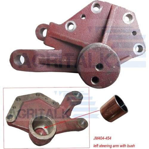 Steering arm left with bushing for JINMA JM404/JM454 tractor, Part number