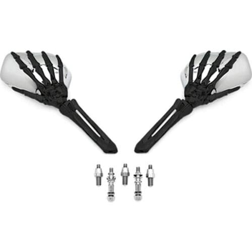 Brand new Skeleton Skull Hand Motorcycle Mirrors For Victory Vision Street Tour
