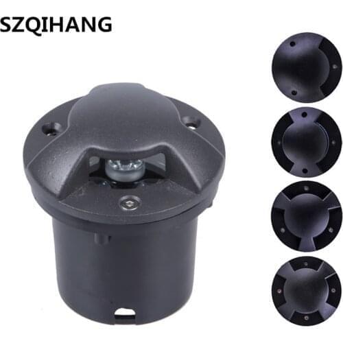 Super Waterproof IP68 3W/5W Led Undergroud Lamps LED Recessed Floor Deck Light 12V/AC 85-265V 1/2/3/4 side Outdoor Deck Light