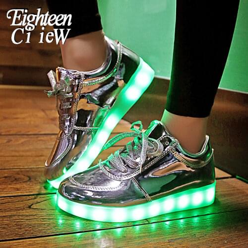 Luminous Glowing Sneakers for Girls Sneakers Female Glowing Girls Sneakers with Backlight USB Charging schoenen met lichtjes