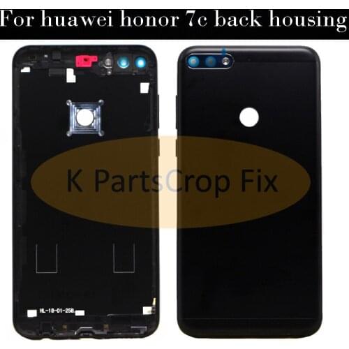 5.99" For Huawei Honor 7C Back Battery Cover Door Rear Glass Housing Case For Huawei Honor 7C Battery Cover