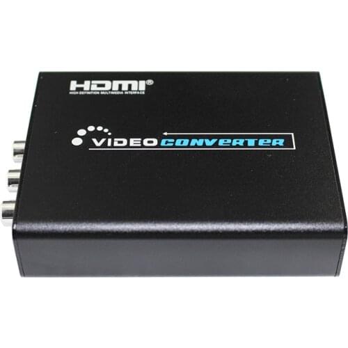 1pcs 1080P HDMI to CVBS/S-Video RCA L/R Audio Video Converter Splitter Adapter